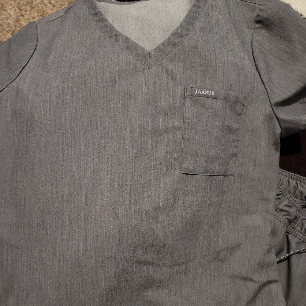 Januu Top & Bottom - Medium Charcoal Grey